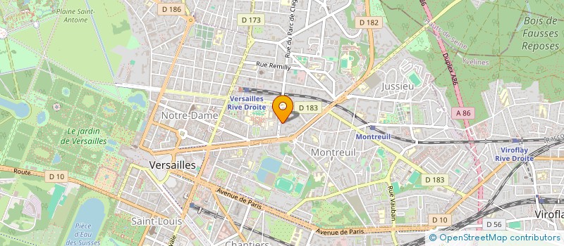 localisation de l'entreprise MONSIEUR ADRIEN MANUEL à VERSAILLES