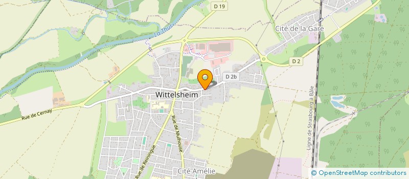 localisation de l'entreprise MONSIEUR ADRIEN MARCINO  WITTELSHEIM