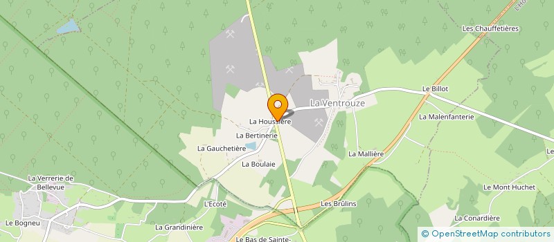localisation de l'entreprise MONSIEUR ADRIEN MARECHAL à LA VENTROUZE