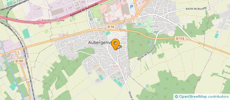 localisation de l'entreprise MONSIEUR ADRIEN MAROUZE  AUBERGENVILLE