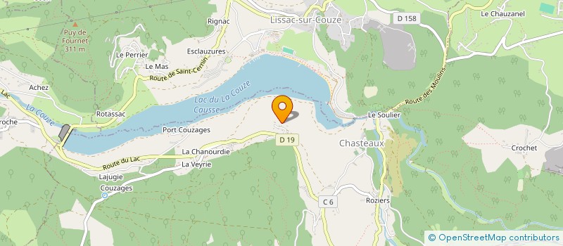 localisation de l'entreprise MONSIEUR ADRIEN MARSAULT  CHASTEAUX