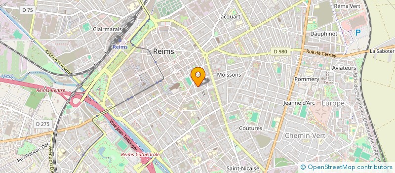 localisation de l'entreprise MONSIEUR ADRIEN MARTEL  REIMS