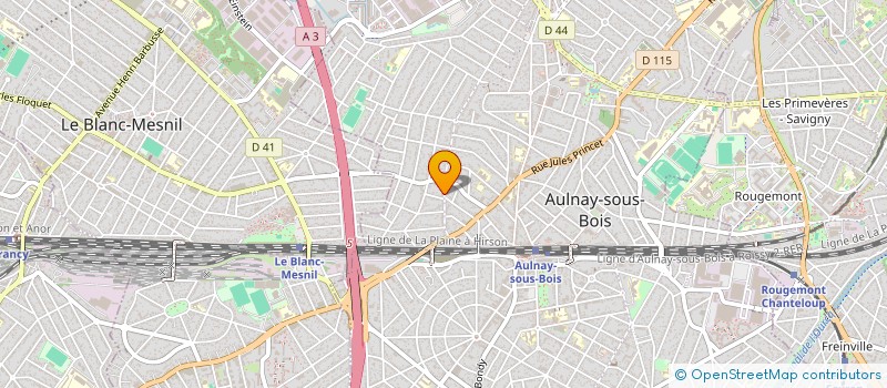 localisation de l'entreprise MONSIEUR ADRIEN MARTIN à AULNAY-SOUS-BOIS
