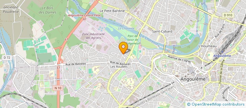 localisation de l'entreprise MONSIEUR ADRIEN MARTINAUD à ANGOULEME