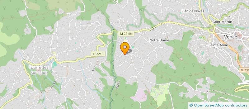 localisation de l'entreprise MONSIEUR ADRIEN MARTINEZ  VENCE