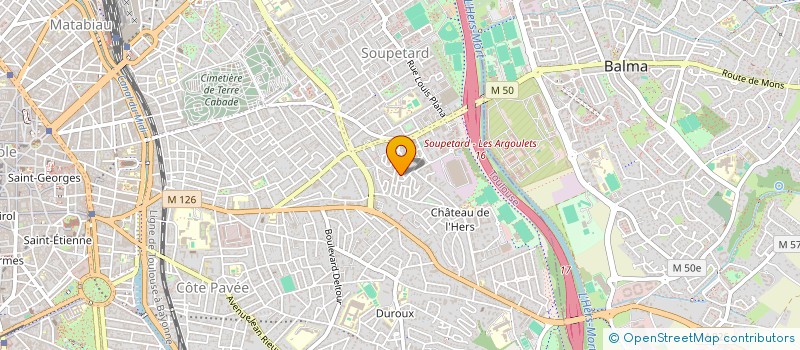 localisation de l'entreprise MONSIEUR ADRIEN MASSAT  TOULOUSE