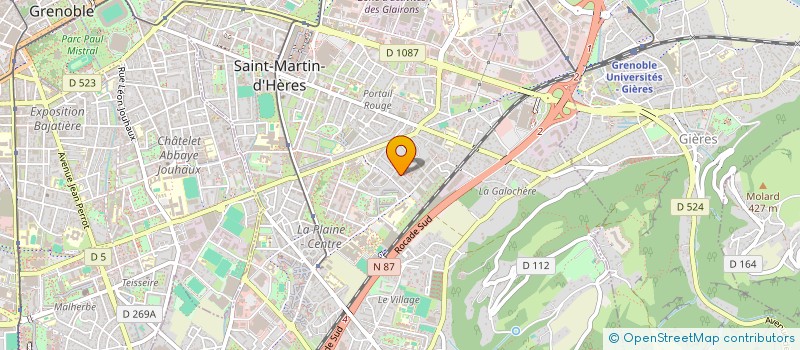 localisation de l'entreprise MONSIEUR ADRIEN MATERSPACHER  SAINT-MARTIN-D'HERES