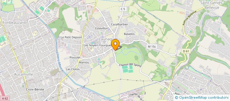 localisation de l'entreprise MONSIEUR ADRIEN MATUSZEWSKI  LAUNAGUET