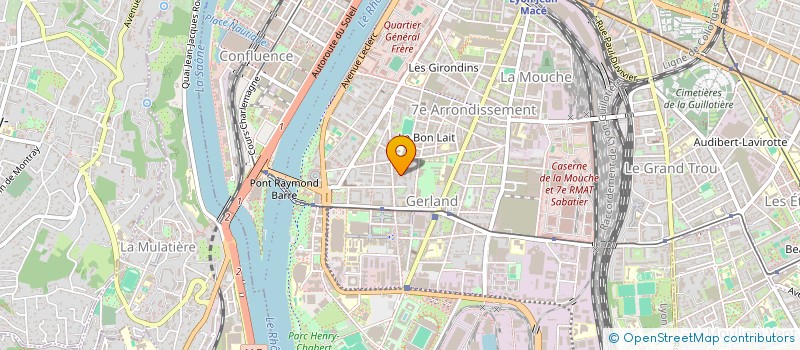 localisation de l'entreprise MONSIEUR ADRIEN MAURO  LYON