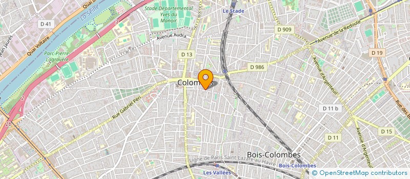 localisation de l'entreprise MONSIEUR ADRIEN MAUVIEL à COLOMBES