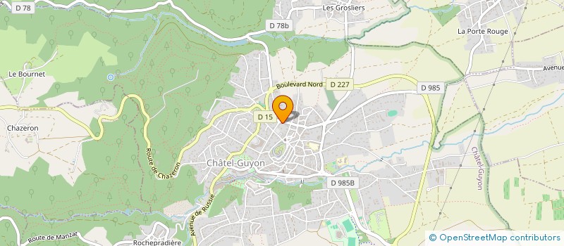 localisation de l'entreprise MONSIEUR ADRIEN MAYOT  CHATEL-GUYON