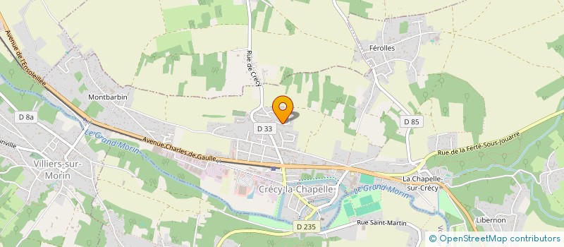 localisation de l'entreprise MONSIEUR ADRIEN MAZAUD  CRECY-LA-CHAPELLE