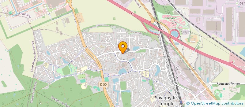 localisation de l'entreprise MONSIEUR ADRIEN MAZZORAN  SAVIGNY-LE-TEMPLE