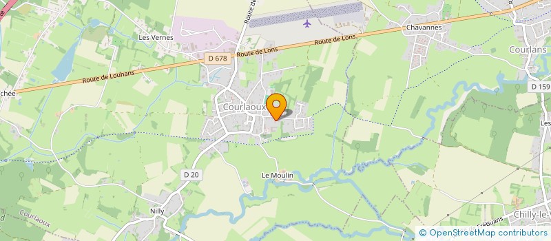 localisation de l'entreprise MONSIEUR ADRIEN MEJAT  COURLAOUX