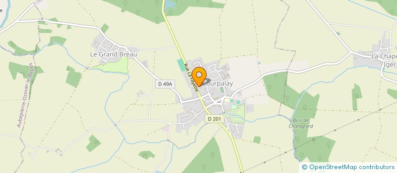 localisation de l'entreprise MONSIEUR ADRIEN MERGER  COURPALAY