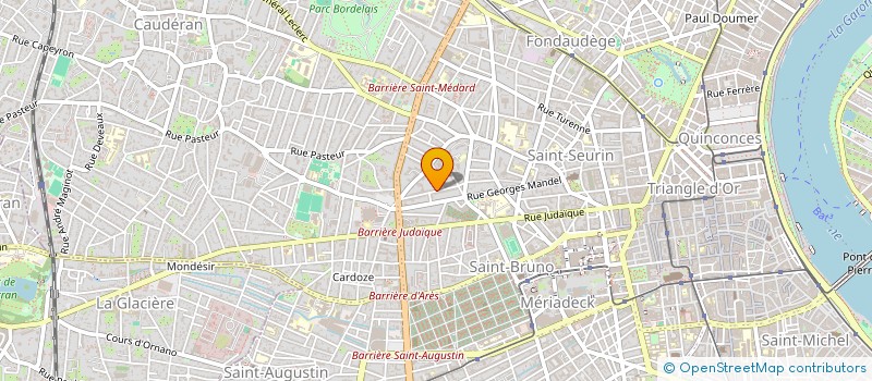 localisation de l'entreprise MONSIEUR ADRIEN MERLET  BORDEAUX