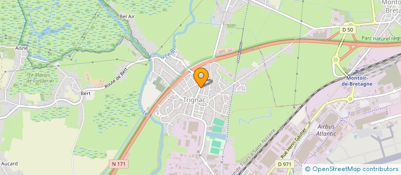 localisation de l'entreprise MONSIEUR ADRIEN MEUNIE-LEMONNIER  TRIGNAC