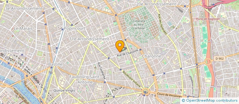 localisation de l'entreprise MONSIEUR ADRIEN MEUNIER  PARIS