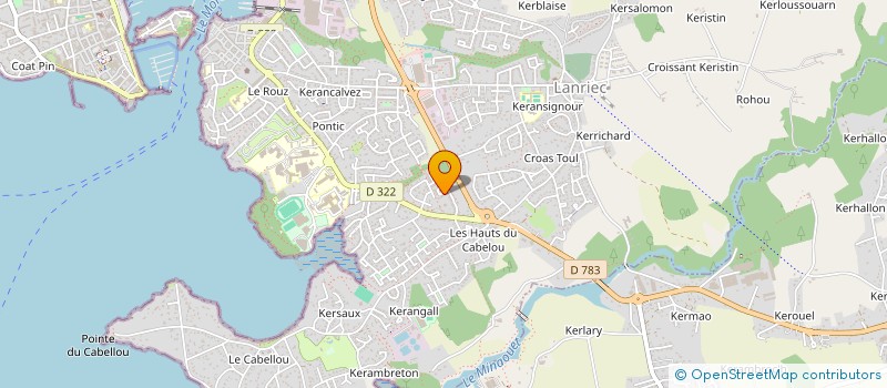localisation de l'entreprise MONSIEUR ADRIEN MEVELLEC à CONCARNEAU