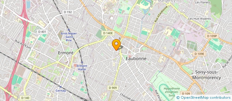 localisation de l'entreprise MONSIEUR ADRIEN MICHAUD à EAUBONNE
