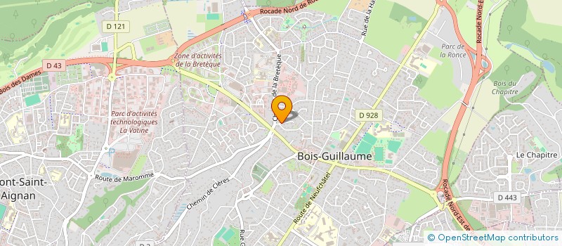 localisation de l'entreprise MONSIEUR ADRIEN MICHAUX à BOIS-GUILLAUME