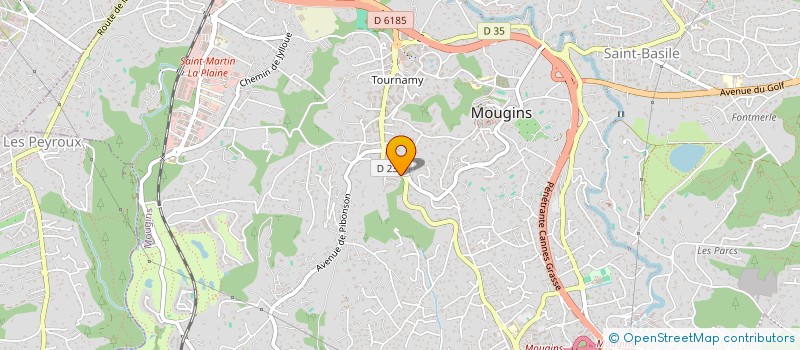 localisation de l'entreprise MONSIEUR ADRIEN MICHEL  MOUGINS