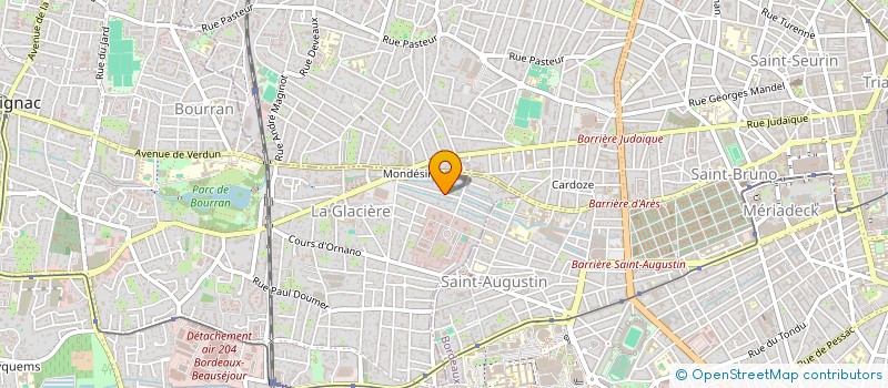 localisation de l'entreprise MONSIEUR ADRIEN MILCENT  BORDEAUX