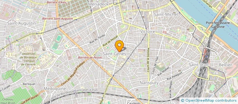 localisation de l'entreprise MONSIEUR ADRIEN MILLOT  BORDEAUX