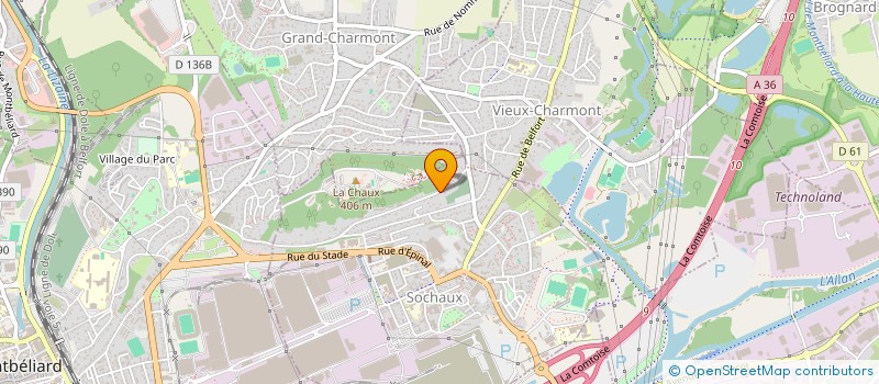 localisation de l'entreprise MONSIEUR ADRIEN MILLOUR  SOCHAUX