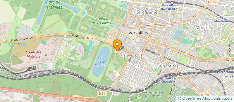 localisation de l'entreprise MONSIEUR ADRIEN MONFORT à VERSAILLES