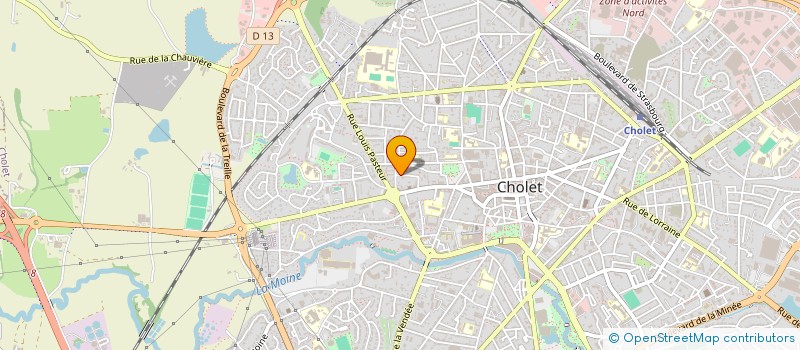 localisation de l'entreprise MONSIEUR ADRIEN MONGAZON à CHOLET