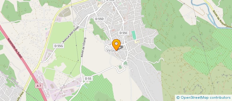 localisation de l'entreprise MONSIEUR ADRIEN MONGEIN  VELAUX