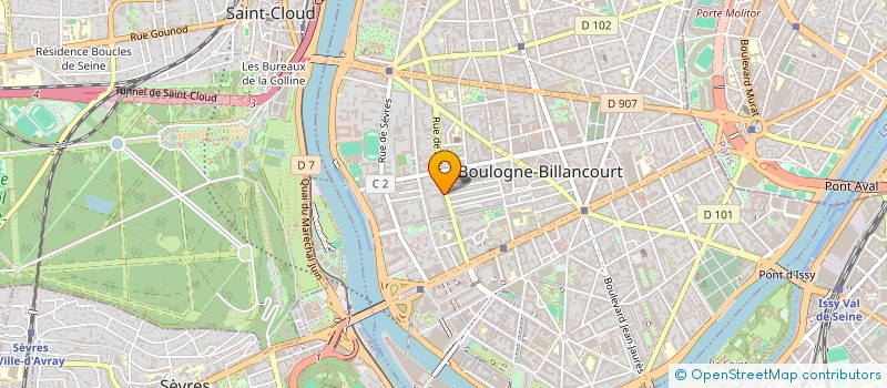 localisation de l'entreprise MONSIEUR ADRIEN MONTEIRO à BOULOGNE BILLANCOURT