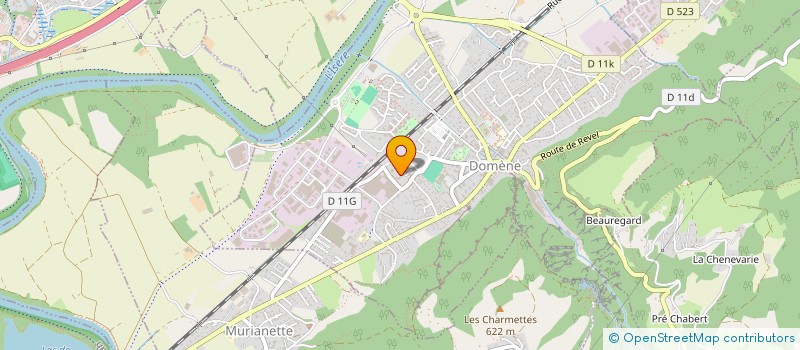 localisation de l'entreprise MONSIEUR ADRIEN MORELLE  DOMENE