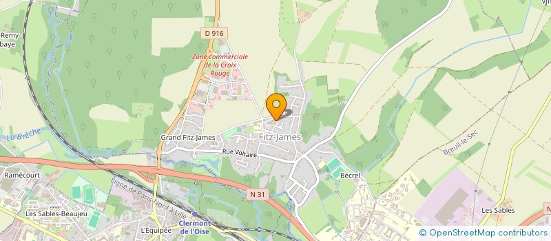 localisation de l'entreprise MONSIEUR ADRIEN MORGANTE  FITZ-JAMES