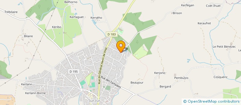 localisation de l'entreprise MONSIEUR ADRIEN MOUNIER  SURZUR