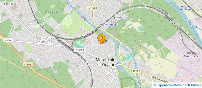 localisation de l'entreprise MONSIEUR ADRIEN MOUREY  MORET-LOING-ET-ORVANNE