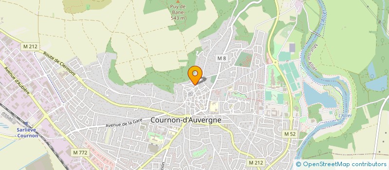 localisation de l'entreprise MONSIEUR ADRIEN MOZOLENSKI à COURNON-D'AUVERGNE