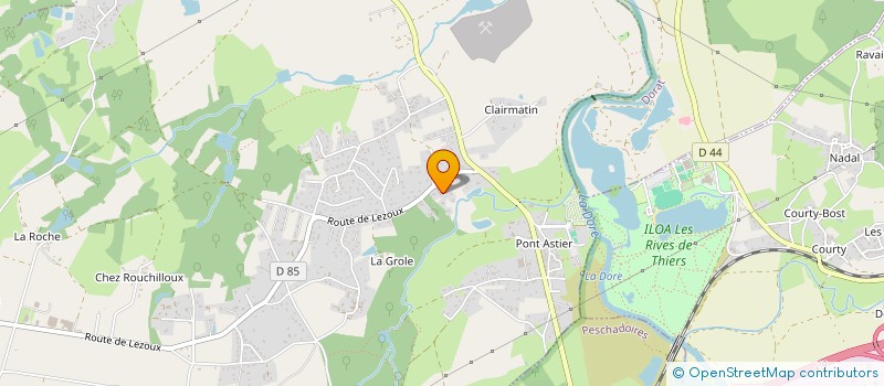 localisation de l'entreprise MONSIEUR ADRIEN MULLER  ORLEAT