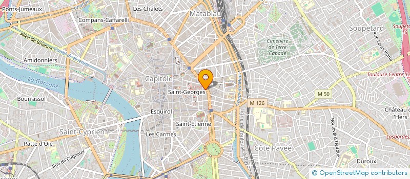 localisation de l'entreprise MONSIEUR ADRIEN NAUDE  TOULOUSE