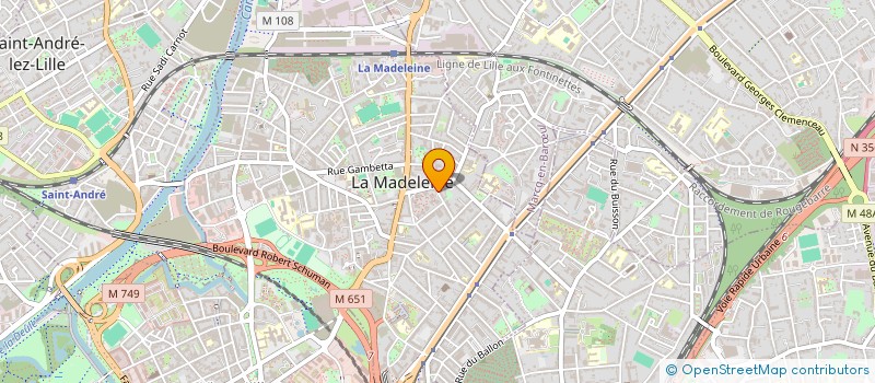 localisation de l'entreprise MONSIEUR ADRIEN NICOLAS à LA MADELEINE