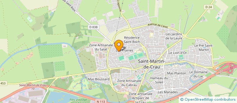 localisation de l'entreprise MONSIEUR ADRIEN NOEL à SAINT-MARTIN-DE-CRAU