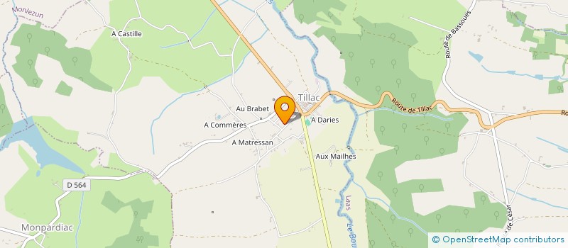 localisation de l'entreprise MONSIEUR ADRIEN NOGUES  MIELAN