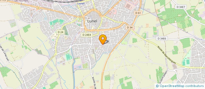 localisation de l'entreprise MONSIEUR ADRIEN OGER  LUNEL