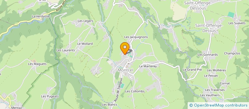 localisation de l'entreprise MONSIEUR ADRIEN OLIVIER  MONTCEL