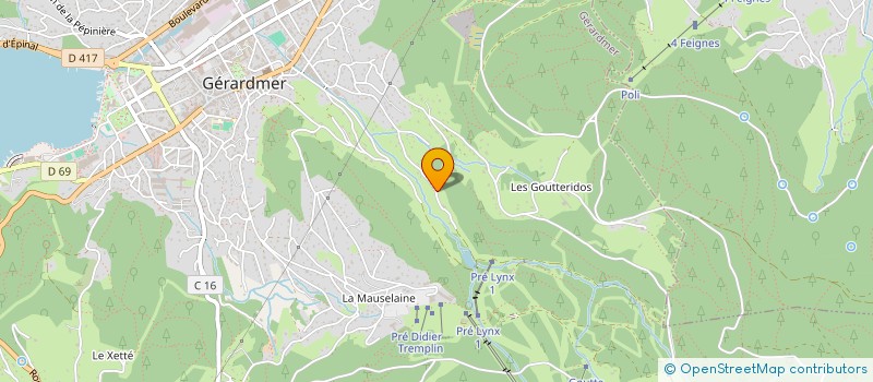 localisation de l'entreprise MONSIEUR ADRIEN OLRY à GERARDMER