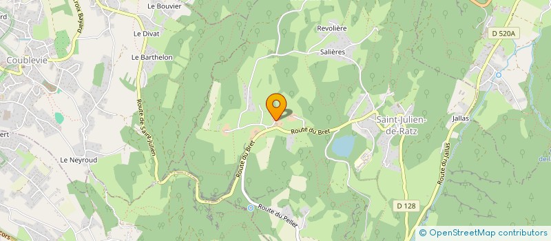 localisation de l'entreprise MONSIEUR ADRIEN ORSICELLI  LA SURE EN CHARTREUSE