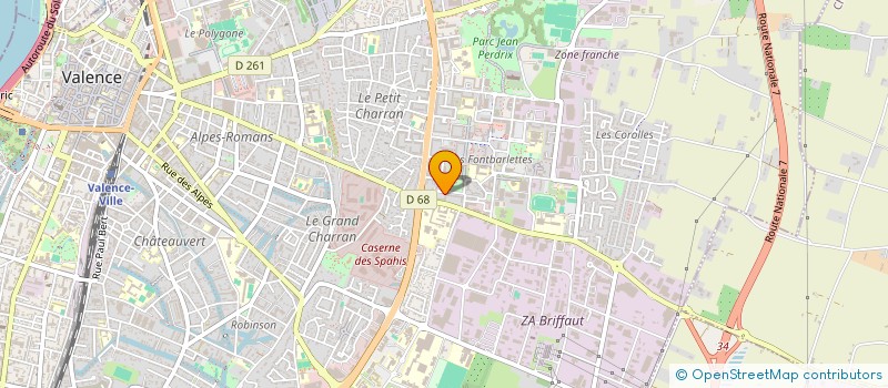 localisation de l'entreprise MONSIEUR ADRIEN OUDGHIRI à VALENCE