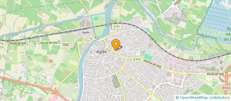 localisation de l'entreprise MONSIEUR ADRIEN OUSTRY  AGDE