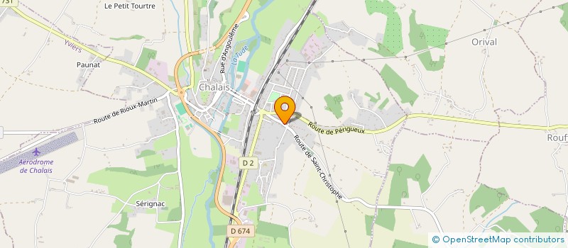 localisation de l'entreprise MONSIEUR ADRIEN PAILLER à CHALAIS